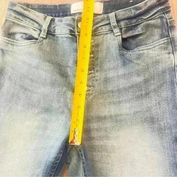 DEFROST BLUE JEAN HIGH RISE  WAIST SKINNY LEG SIZE 30 - Picture 6 of 13